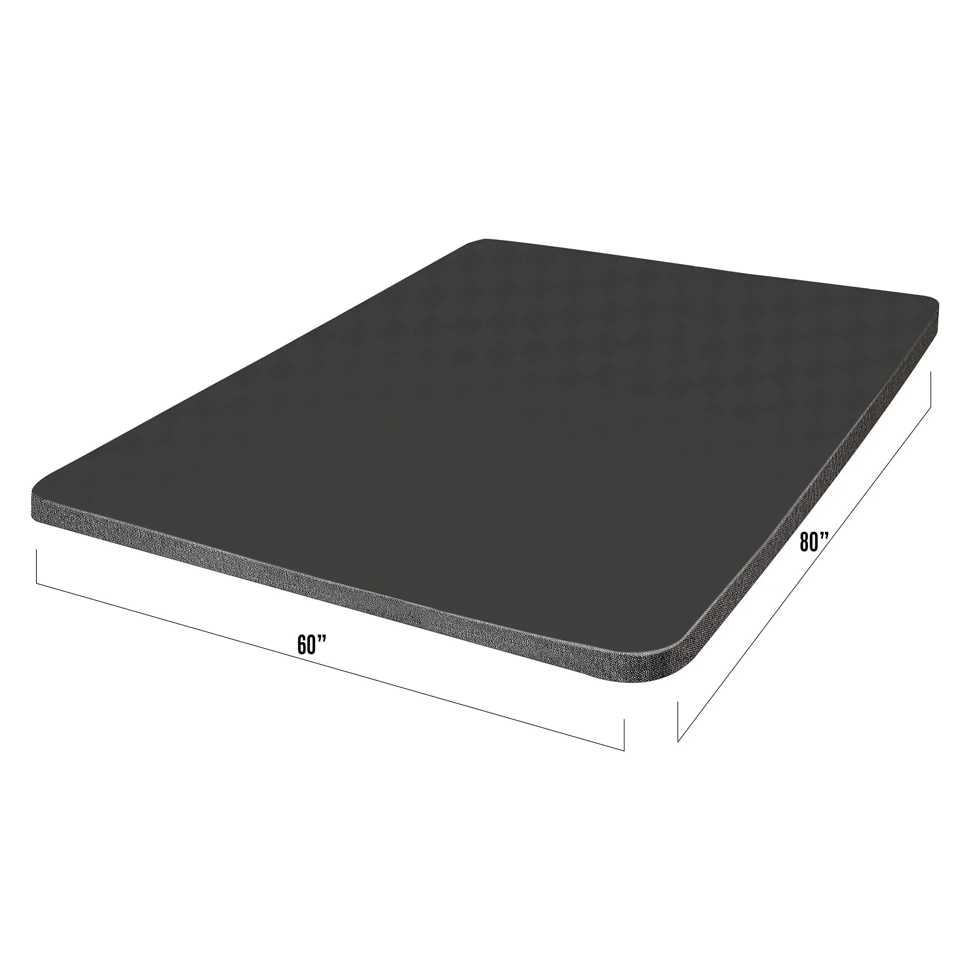 2 inches queen box spring - hayley collection - durable and supportive foundation