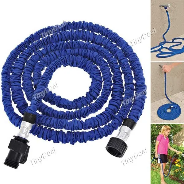 25ft Durable Flexible Dual-layer Water Pipe Water Hose - US Standard HHI-192727