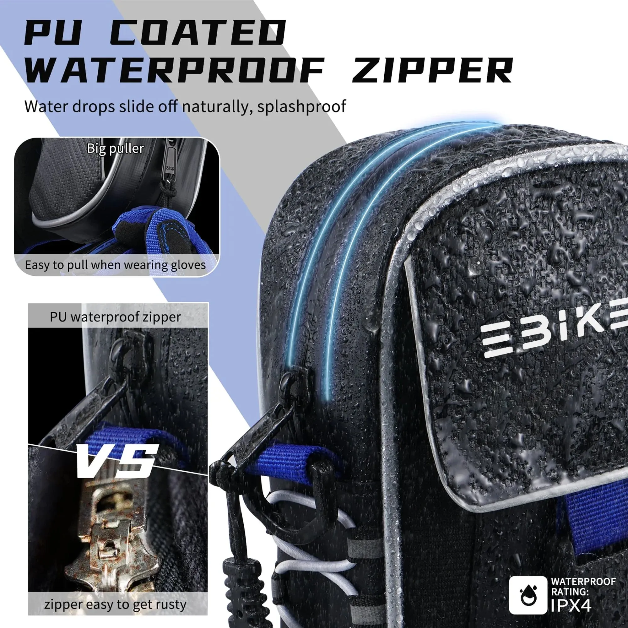 ATV Fender Durable Luggage Storage Front Bag for Yamaha Raptor 700 - 890213