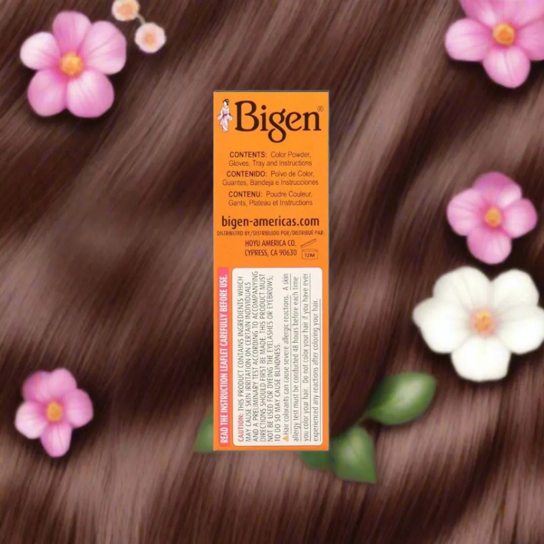 Bigen Permanent Powder Hair Color 58 Black Brown 0.21 oz | 6g