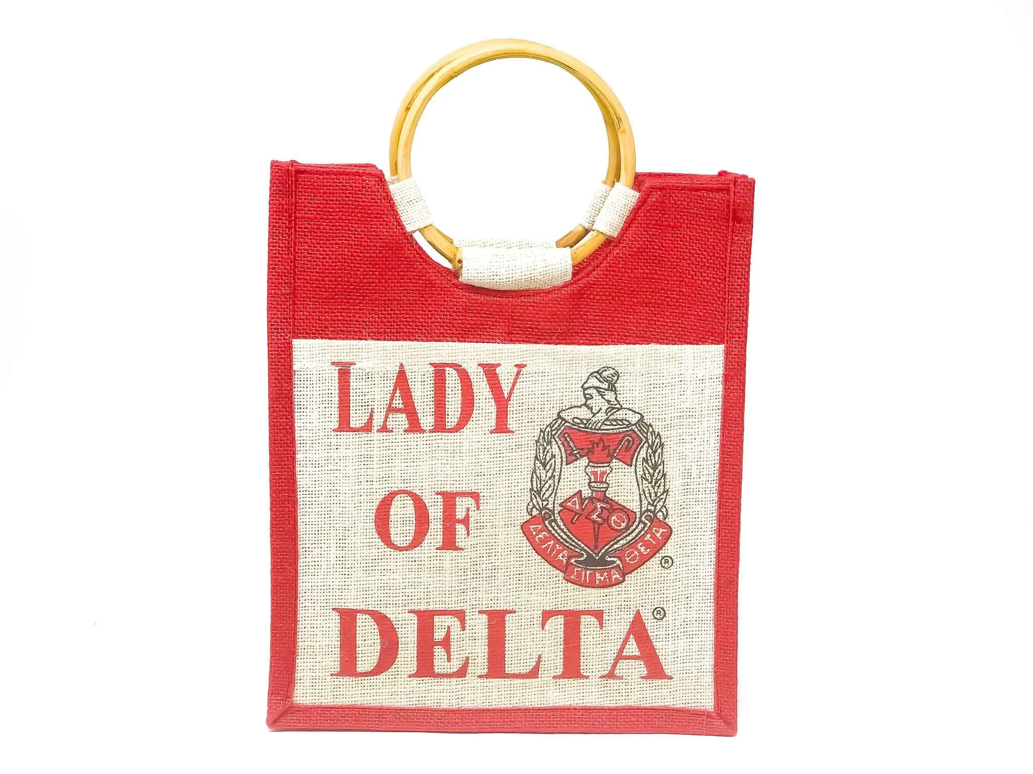 Delta Bag - Burlap Tote Bags
