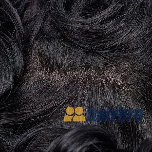 Durable Fine Mono Poly Hair Replacement System For Men