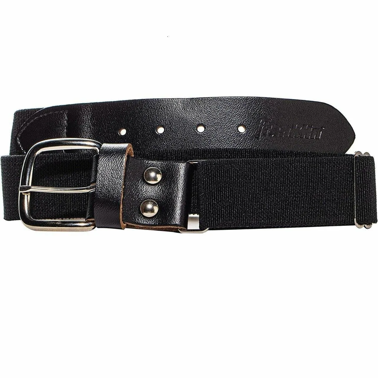 Franklin Sports Baseball Softball Belt Black Adjustable Ultra Durable 22in-42in