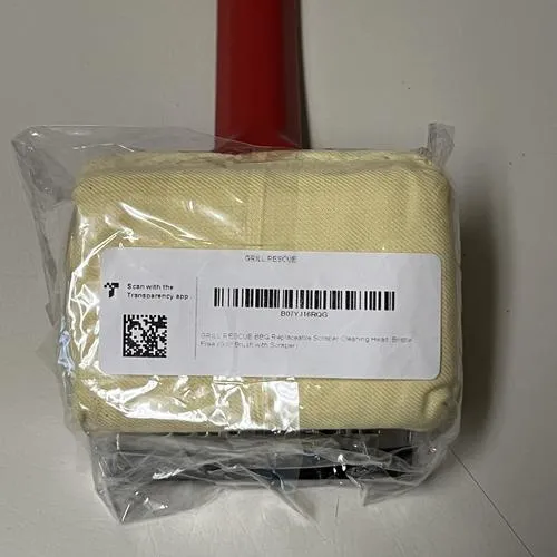 Grill Rescue BBQ Replaceable Scraper Cleaning Head, Bristle Free - Durable