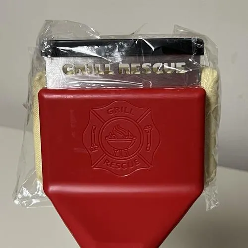 Grill Rescue BBQ Replaceable Scraper Cleaning Head, Bristle Free - Durable