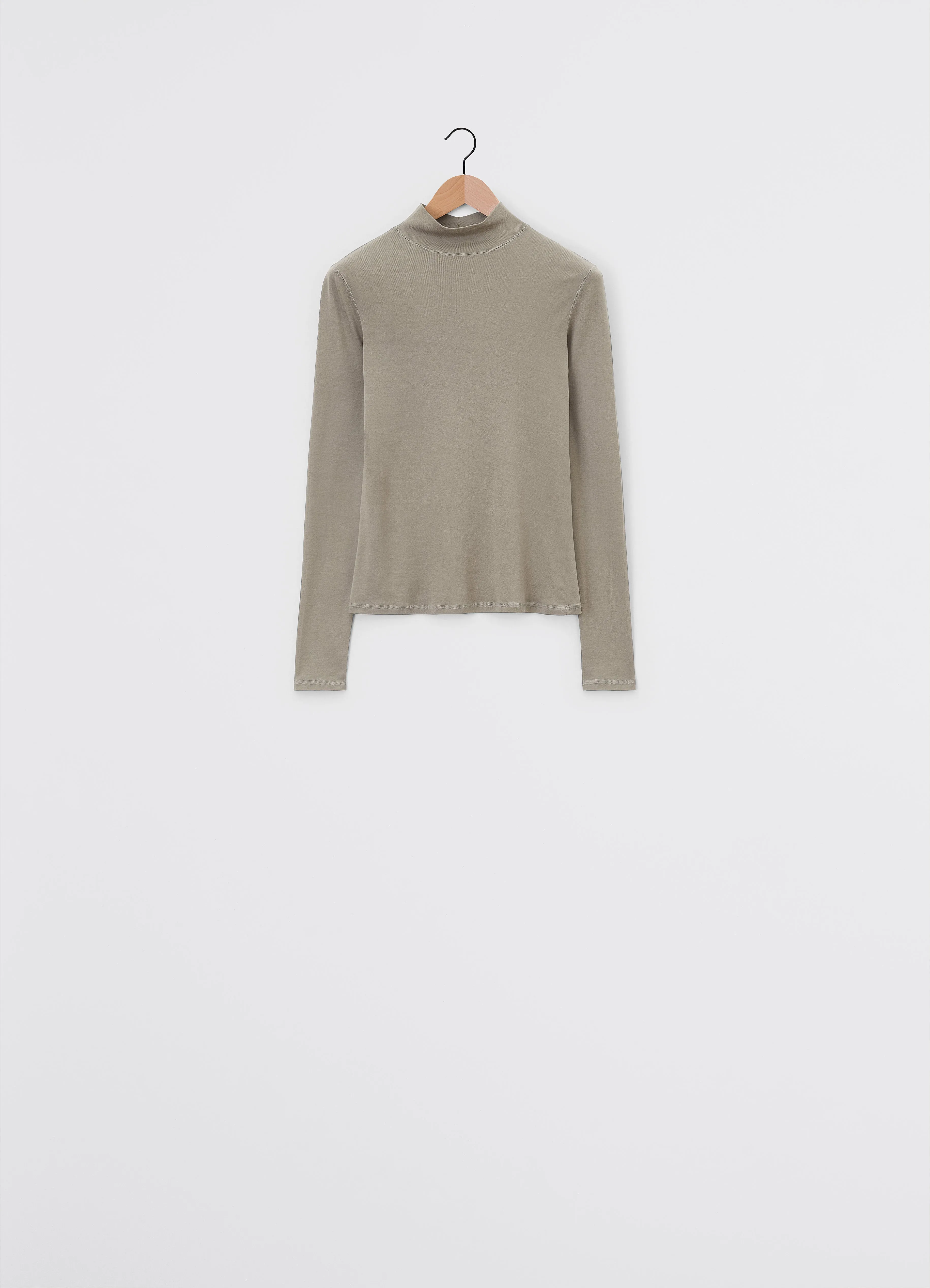 Lemaire Rib Turtleneck (Green Beige)