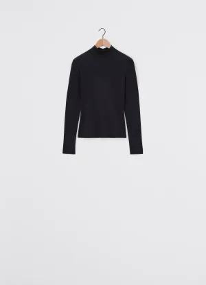 Lemaire Rib Turtleneck (Squid Ink)