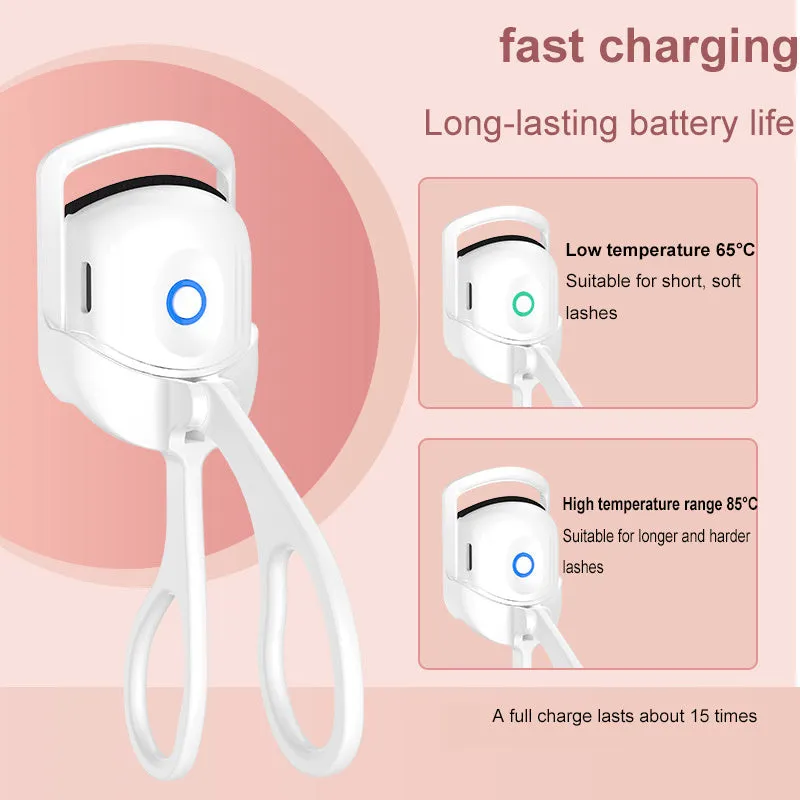 Portable Electric Heated Eyelash Curler – Long-Lasting, Effortless Curls for Stunning Lashes