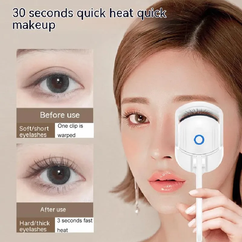 Portable Electric Heated Eyelash Curler – Long-Lasting, Effortless Curls for Stunning Lashes