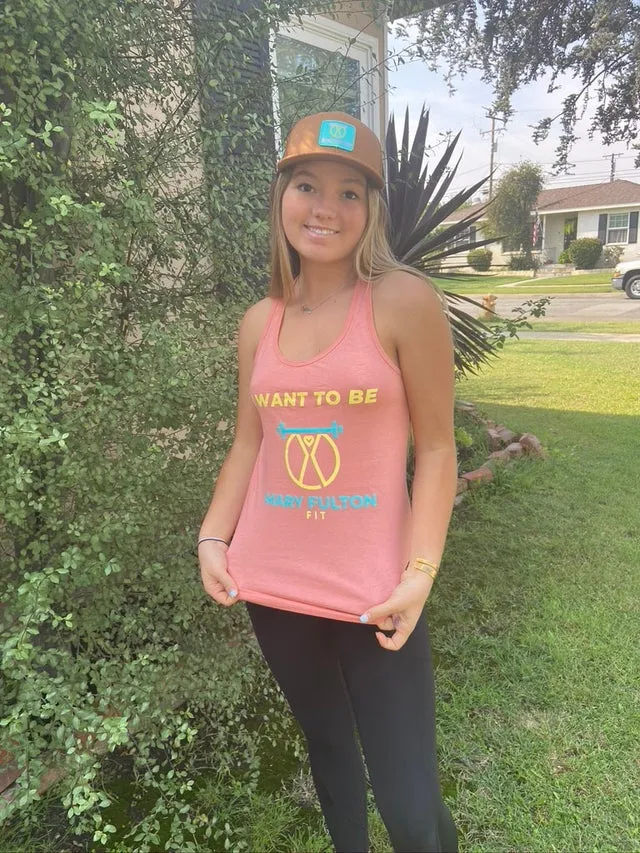 "I WANT TO BE MARY FULTON FIT" TANK