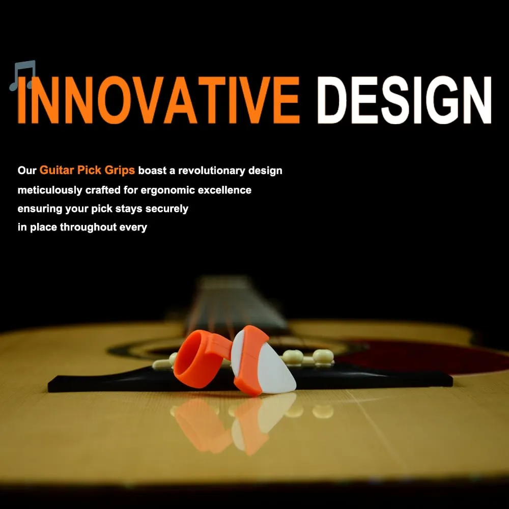 Ultimate Ergonomic Guitar Pick Grips – Durable Silicone for All Playing Styles