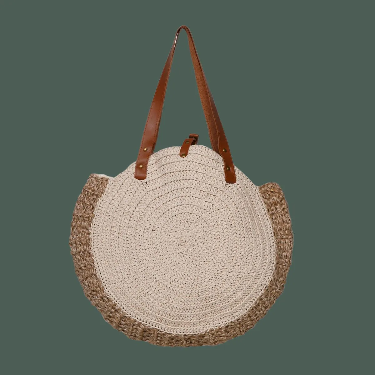 United Urbane Hands Bag | Hand-Crochet | Cotton & Jute | Off White